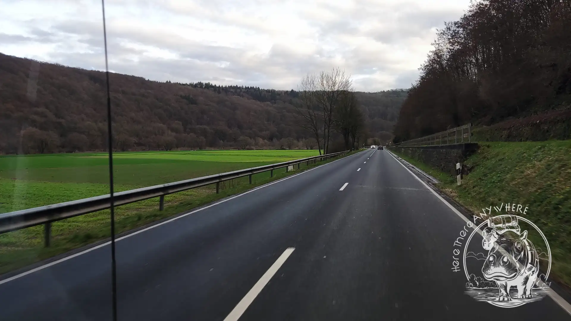 Straße in Luxemburg nach Remich