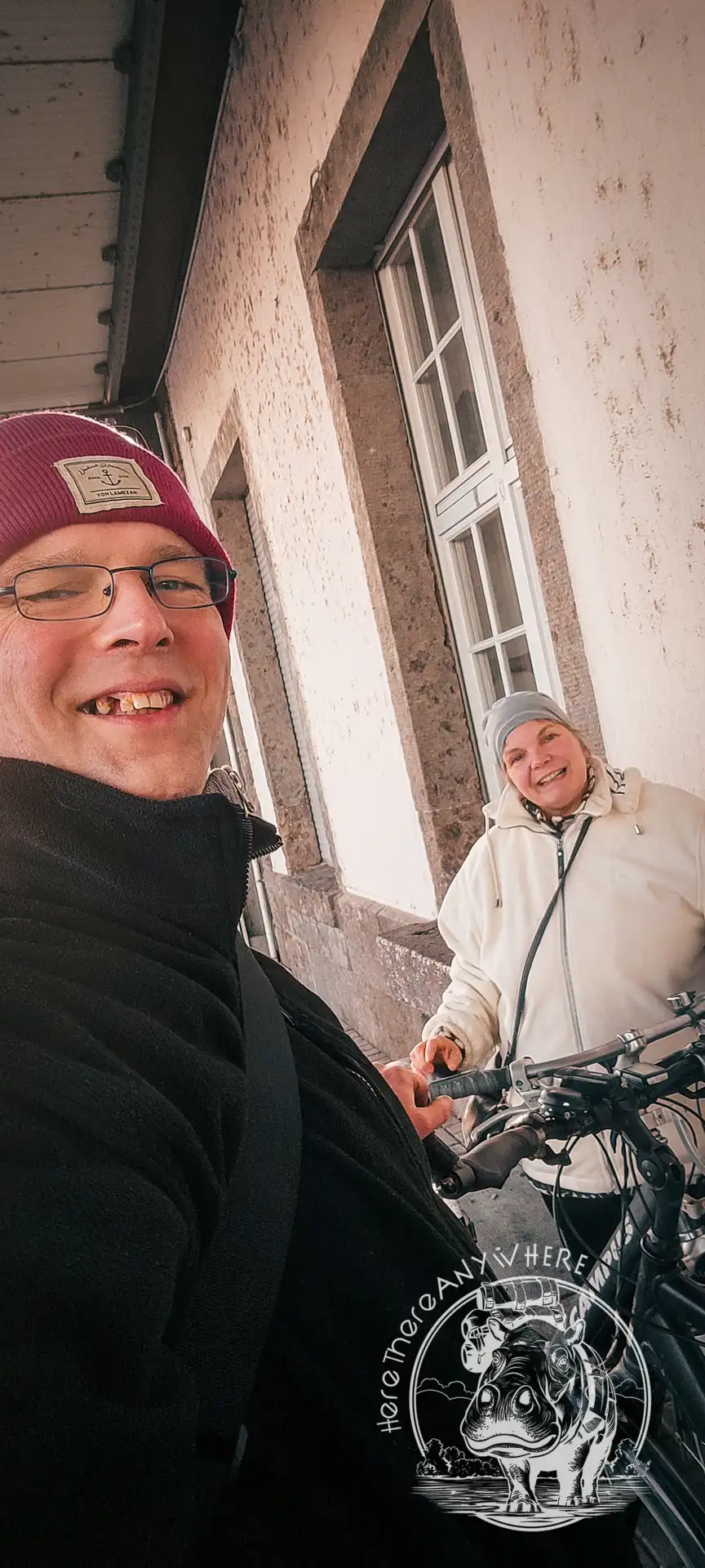 Micha und Tanja auf einer Fahrradtour. Roadtrip per Pedal