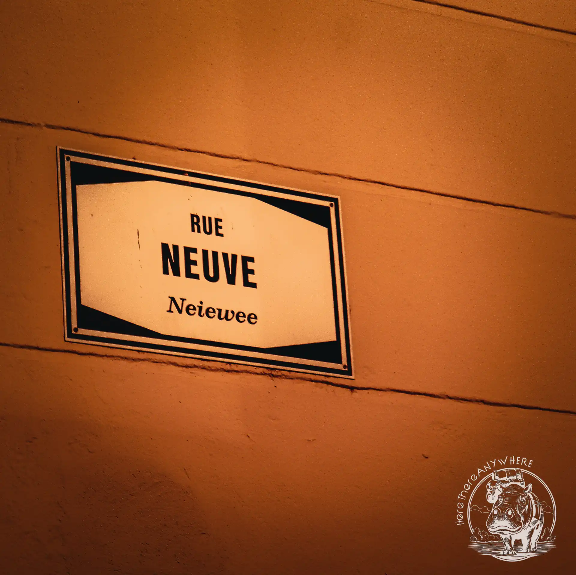 Straßenschild in Remich Luxemburg